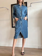 Load image into Gallery viewer, Rag &amp; Bone - Denim Midi dress - Mid Denim - 28 (10)
