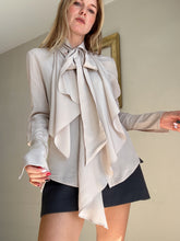 Load image into Gallery viewer, Petar Petrov - Silk blouse - Beige -Size 36(8)
