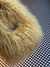 Load image into Gallery viewer, Nowhere Nation - Mongolian Fur Bag - Butter Yellow - S
