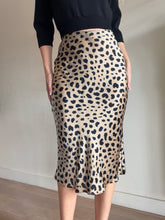Load image into Gallery viewer, Realisation Par -Silk Slip Midi Skirt - Leopard - XS

