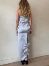 Load image into Gallery viewer, 16arlington - Blaise Strapless Satin Maxi Dress - Ice Lavender - 6 - NWT - RRP$1880

