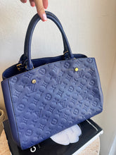 Load image into Gallery viewer, Louis Vuitton - Montaigne MMBag - Navy - M
