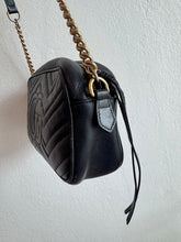 Load image into Gallery viewer, Gucci - GG Marmont small camera Crossbody bag - Black - S - RRP$3,050
