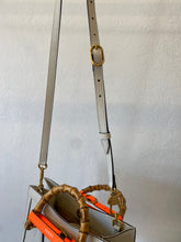 Load image into Gallery viewer, Gucci - Diana small Tote Bag - Ivory w orange band - M - RRP$6,450
