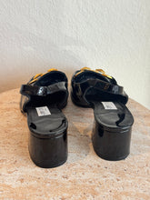 Load image into Gallery viewer, Jimmy Choo - Diamond Tilda Slingback Shoes - Black - 40 - RRP$1,325
