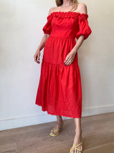 Load image into Gallery viewer, Rebecca Vallance - Portia Maxi Dress - Red - RRP$674
