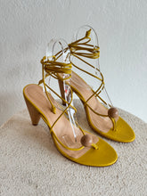 Load image into Gallery viewer, Ulla Johnson - Ball Heels Shoes - Yellow - 39 - RRP $1050
