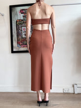 Load image into Gallery viewer, Bec &amp; Bridge - Cut Out Maxi dress - Brown - 8
