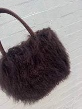 Load image into Gallery viewer, Nowhere Nation - Mongolian Lamb Fur Bag - Brown - S
