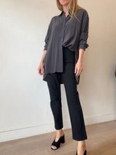 Load image into Gallery viewer, Scanlan Theodore - Cropped Straight Leg Pants - Black - 8
