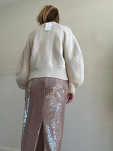 Load image into Gallery viewer, Aje - Wool Blend Chunky Jumper w Braid Detail - Cream - S
