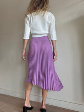 Load image into Gallery viewer, Scanlan Theodore - Knit Ribbed Midi Skirt - Purple - S
