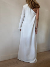Load image into Gallery viewer, Esse - One Shoulder Column Maxi Dress - White - 12 - BNWT
