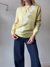 Load image into Gallery viewer, Luuda - Cashmere Tie Dye Jumper - Yellow  Green- S - RRP$440
