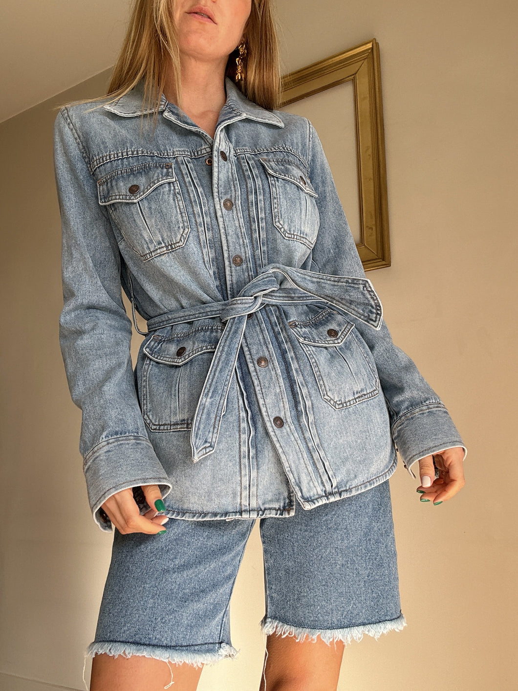 Zimmermann denim shirt - Size 1 (8/10)