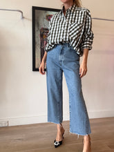 Load image into Gallery viewer, Bassike - High Rise Wide jeans - Light Denim - 25
