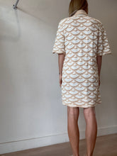 Load image into Gallery viewer, Aje - Dreamed Knit Mini Dress - Sand white - S
