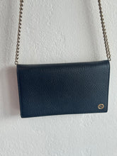 Load image into Gallery viewer, Gucci - Betty Leather Wallet-On-Chain Bag - Black - S
