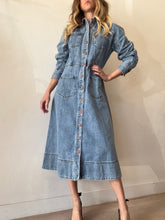Load image into Gallery viewer, Morrison - Elton LS Shirt Style Midi Dress - Denim - RRP$369
