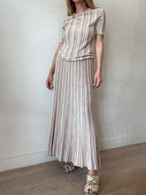 Load image into Gallery viewer, Zimmermann - Illuminate Mouline Knit Top (0)  &amp; Skirt (1) Set - Multi - 1
