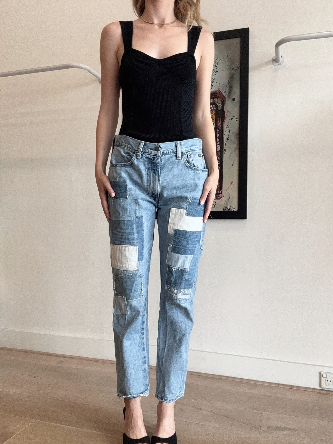 Ralph Lauren - Patch Work Jeans - Light Denim - 28