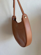 Load image into Gallery viewer, Dylan Kain - Half Moon Leather Bag - Tan - M

