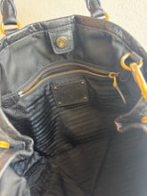 Load image into Gallery viewer, Prada - Tessuto Nylon &amp; Leather Bauletto Bag - Black - M
