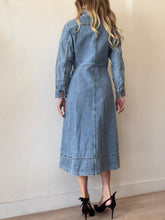Load image into Gallery viewer, Morrison - Elton LS Shirt Style Midi Dress - Denim - RRP$369
