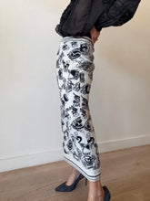 Load image into Gallery viewer, Zimmermann - Woollen Zodiac Midi Skirt - Cream/Black - 1
