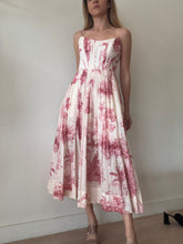 Load image into Gallery viewer, Zimmermann - Waverly Corset Floral Midi Dress - Pink Palm - 1
