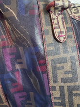 Load image into Gallery viewer, Fendi - Zucca Mixed Media Coated Canvas Boston Bag - Black - M
