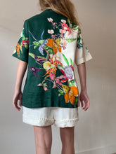 Load image into Gallery viewer, Alemais - Aggie Floral Linen Blend Shirt - Green - 10 - RRP $480
