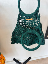 Load image into Gallery viewer, Zimmermann - Macrame Tote Bag - Forrest Green - M - RRP$595
