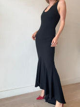 Load image into Gallery viewer, Carla Zampatti - Fish tale Column Maxi Dress - Black - 6

