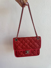 Load image into Gallery viewer, Chanel - Caviar French Riviera Flap ShoulderBag - Coral - S
