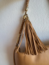 Load image into Gallery viewer, Gucci - Britt Tassel Flap Hobo Bag - Tan - M
