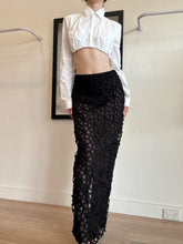 Load image into Gallery viewer, Eliya The Label - Lace Midi Skirt - Black - M - bnwt
