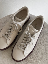 Load image into Gallery viewer, Arida - Sneakers - Ivory w Burgundy Sole - 38
