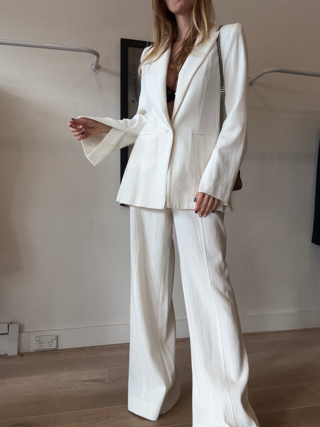 Bec & Bridge - Pants Suit - Ivory - 8/ pants 10