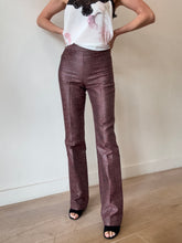 Load image into Gallery viewer, Camilla and Marc - Metallic Robyn Trouser Pants - Pink- 8
