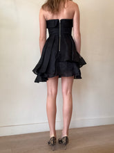 Load image into Gallery viewer, Alex Perry - Strapless Layered Flared Mini Dress - Black - 6
