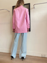 Load image into Gallery viewer, Ganni - Cotton On Blazer - Pink with Rose Buttons - xxs/xs - RRP: $720

