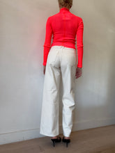 Load image into Gallery viewer, Silverlake - Wide Leg Jeans - Cream - 27
