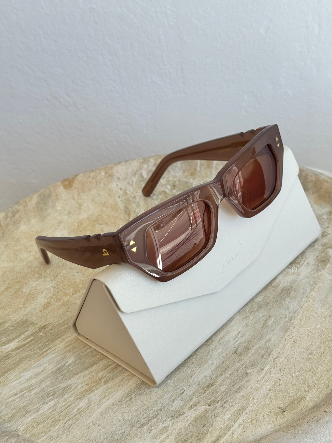 Pared - Dawn & Dust Sunglasses - Light Brown - S -RRP$260