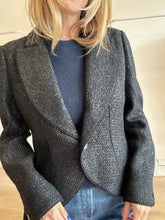 Load image into Gallery viewer, Chanel - Single Button Jacket - Grey Tweed - 44
