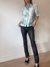 Load image into Gallery viewer, Jac &amp; Jack - Bailey Linen Silk Blend Watercolour Shirt - Green - S
