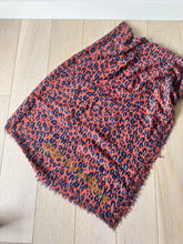 Load image into Gallery viewer, Louis Vuitton - Scarf - Blue Orange Leopard - OS
