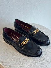 Load image into Gallery viewer, Valentino - V Logo Loafers - Black - 39 - new - RRP$1,690
