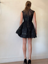 Load image into Gallery viewer, Alex Perry - Mesh Sequin Sleeveless Mini Dress - Black - XS
