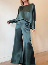Load image into Gallery viewer, By Malene Birger - Odelleys Batwing Blouse &amp; Wide Leg Pant set - Emerald - 40

